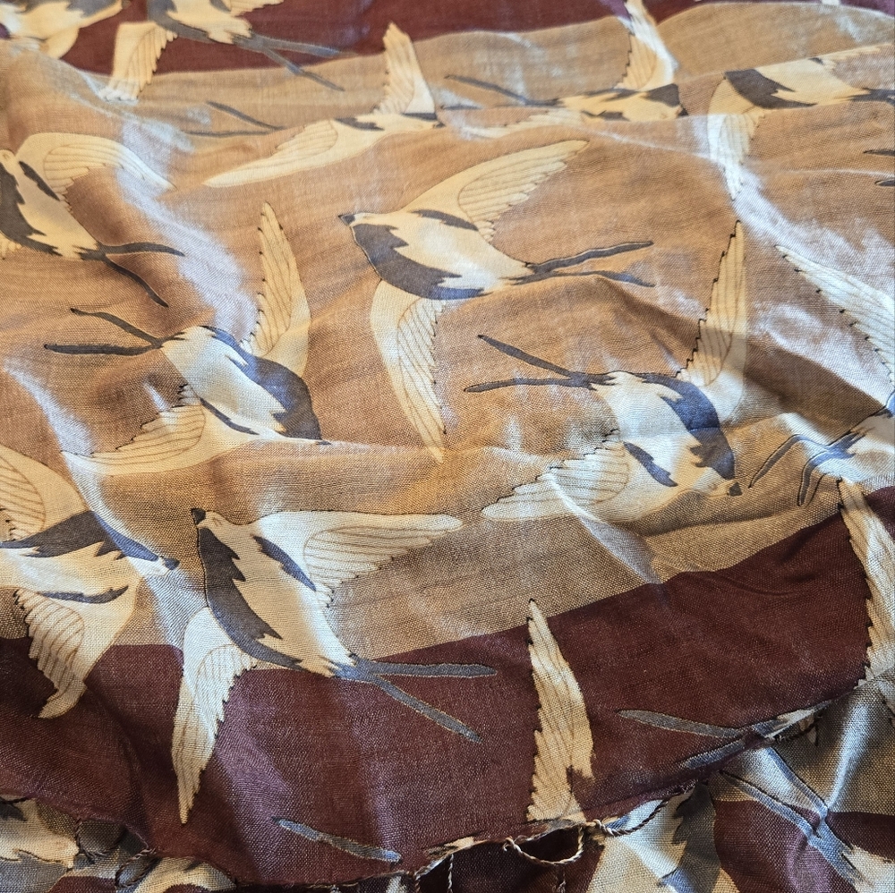 Dupatta 100% Silk Scarf NWT - Picture 4 of 9